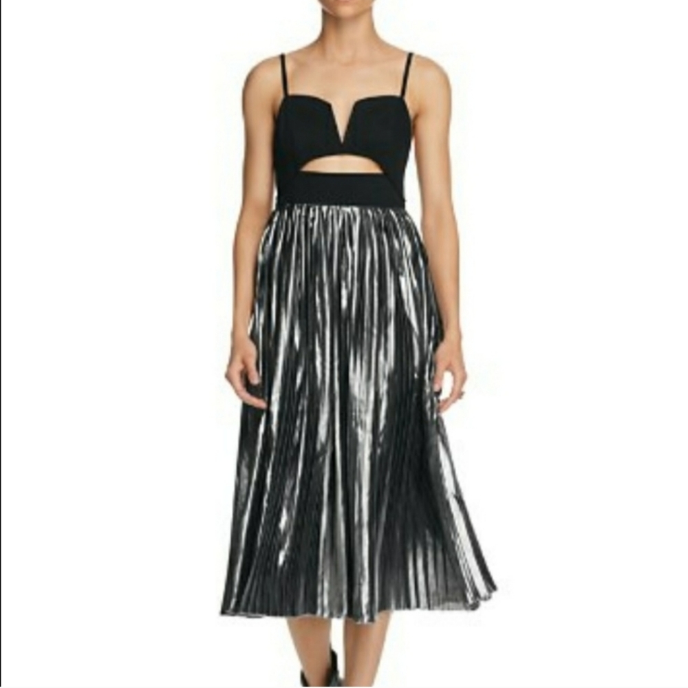 NWT Free People Piper Pleated Dress